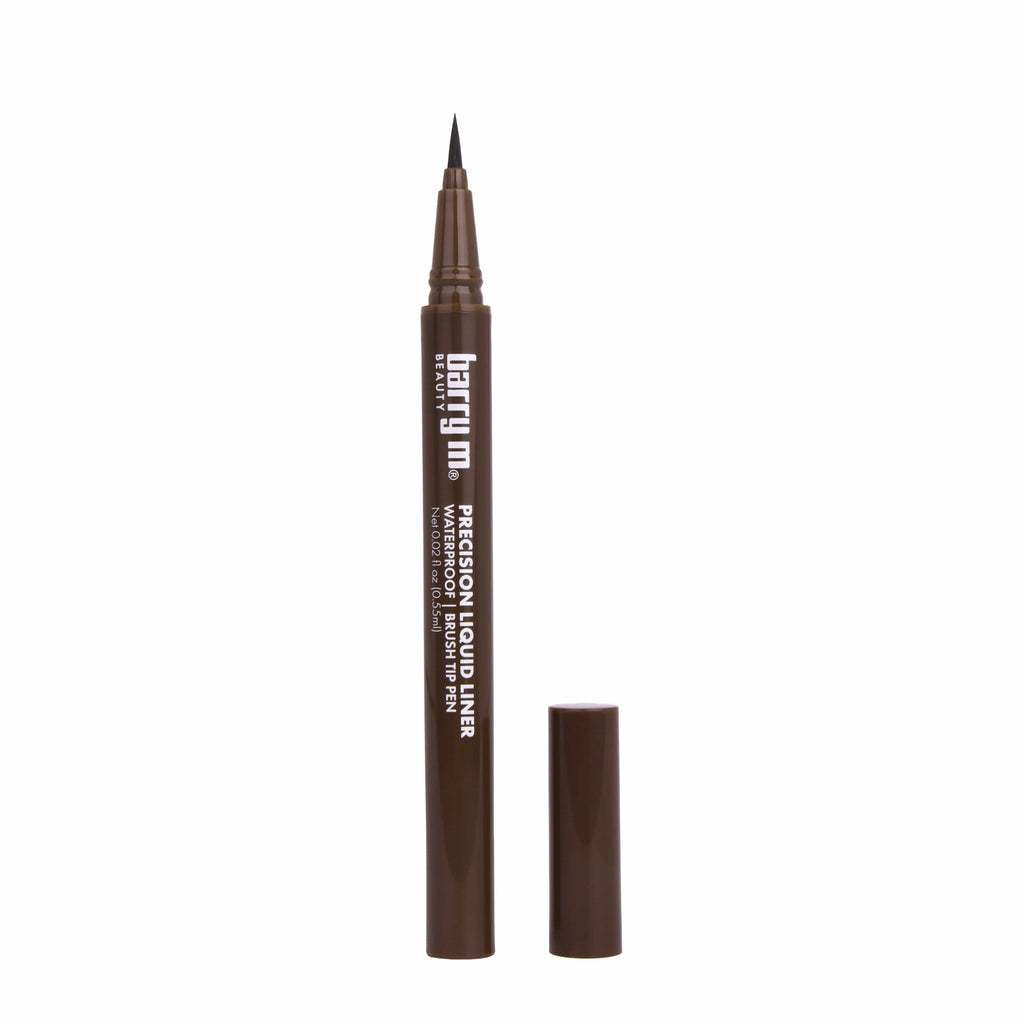 Precision Liquid Liner Waterproof Brush Tip Pen | Brown F-BRLE