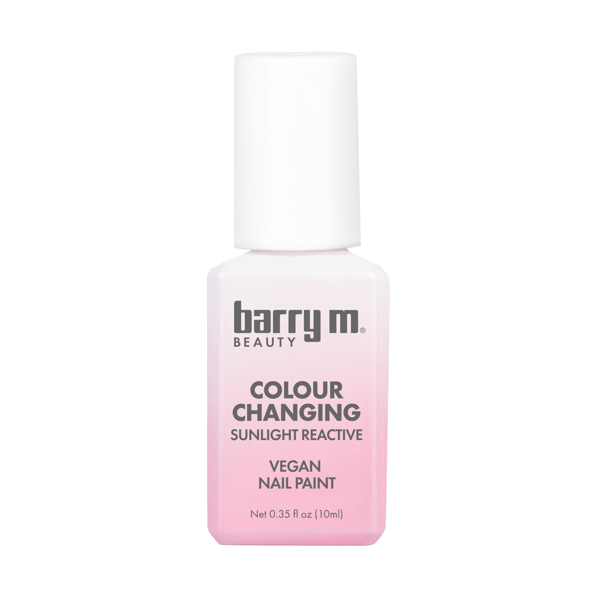 Barry M Colour Changing Sunlight Reactive Nail Paint | White to Pink C
