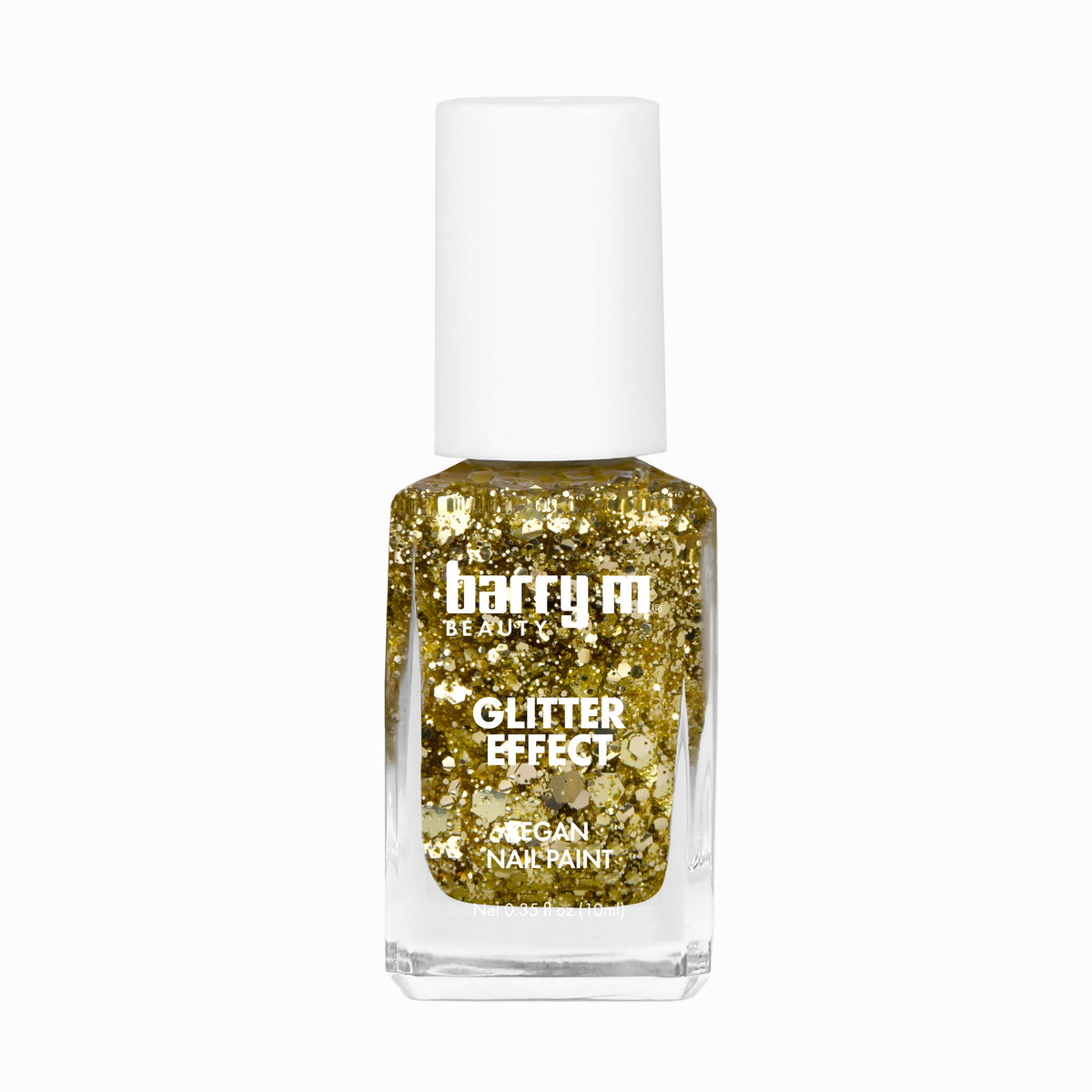 Glitter Effect Black Nail Polish | Black Tie