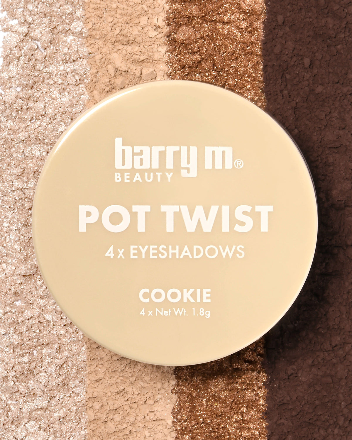 Pot Twist 4x Eyeshadows | Cookie F-PTE1