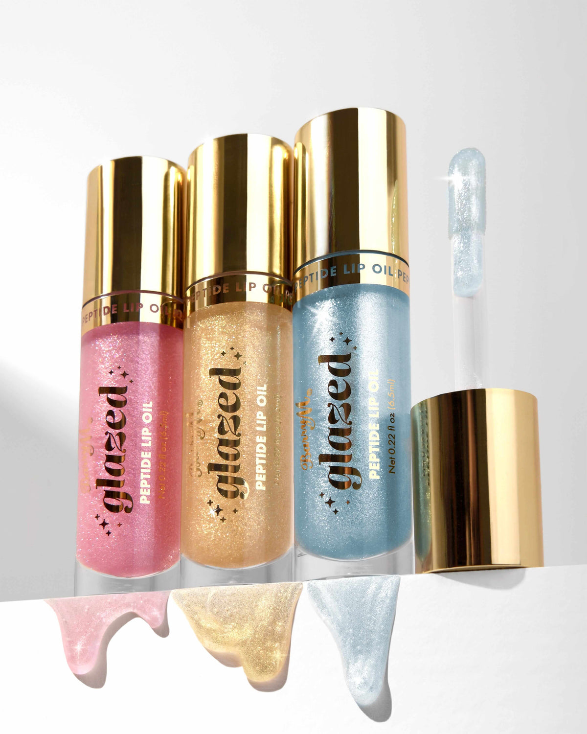 Glazed Peptide Gold Shimmer Lip Oil | So Desired F-GPLO3