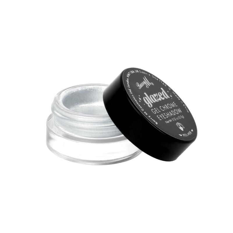 Glazed Gel Silver Chrome Eyeshadow | So Enticing Silver