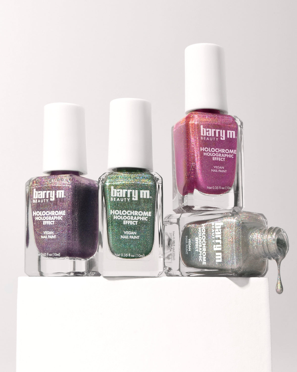 Holographic Nail Paint | Pixie Pink F-HNP1