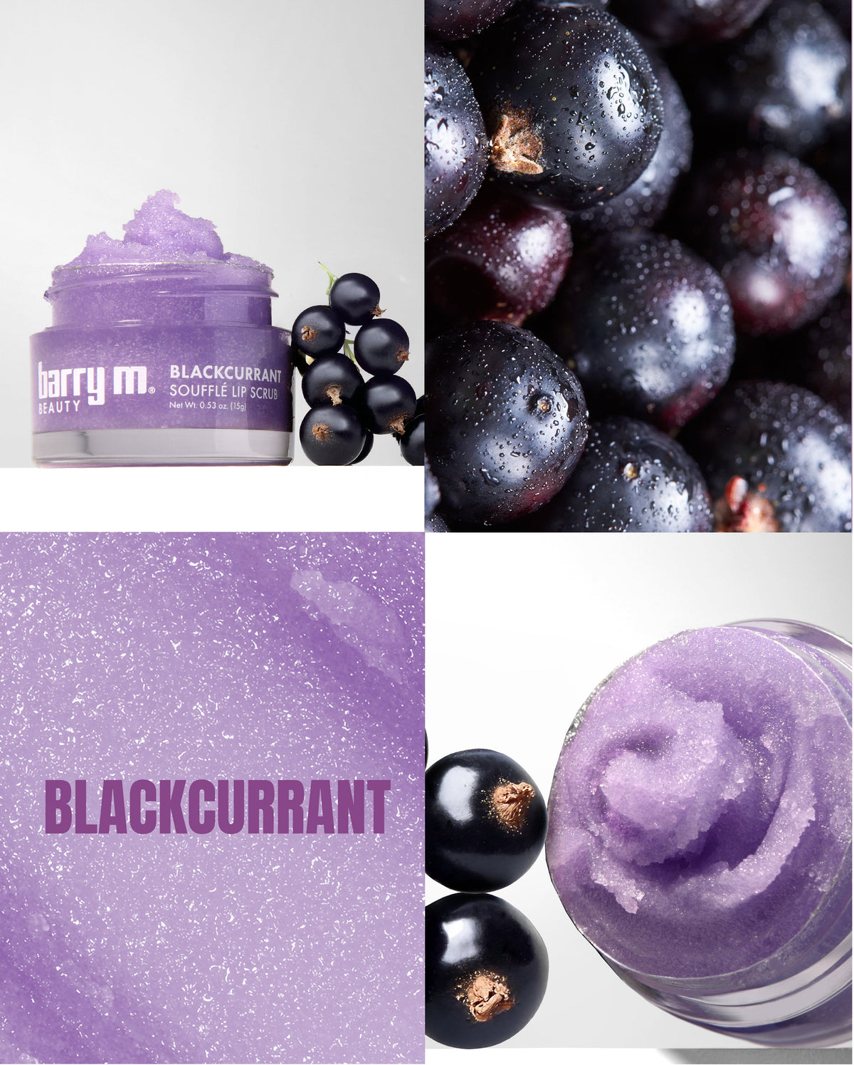 Soufflé Lip Scrub | Blackcurrant F-SLS3