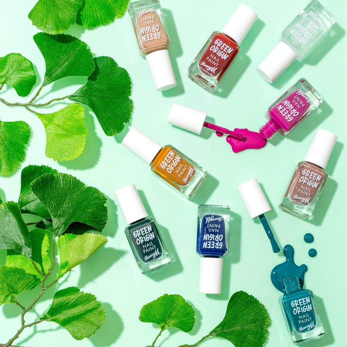 Green Origin Base & Top Coat - High Performance Nail Paint GOBTC