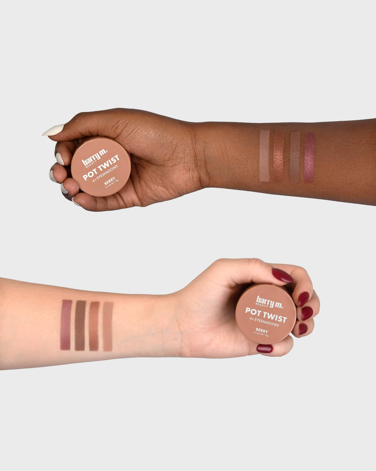 Pot Twist 4x Eyeshadows | Berry F-PTE2