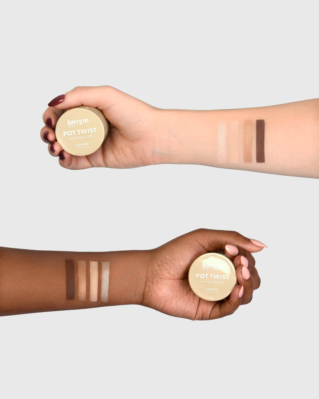 Pot Twist 4x Eyeshadows | Cookie F-PTE1