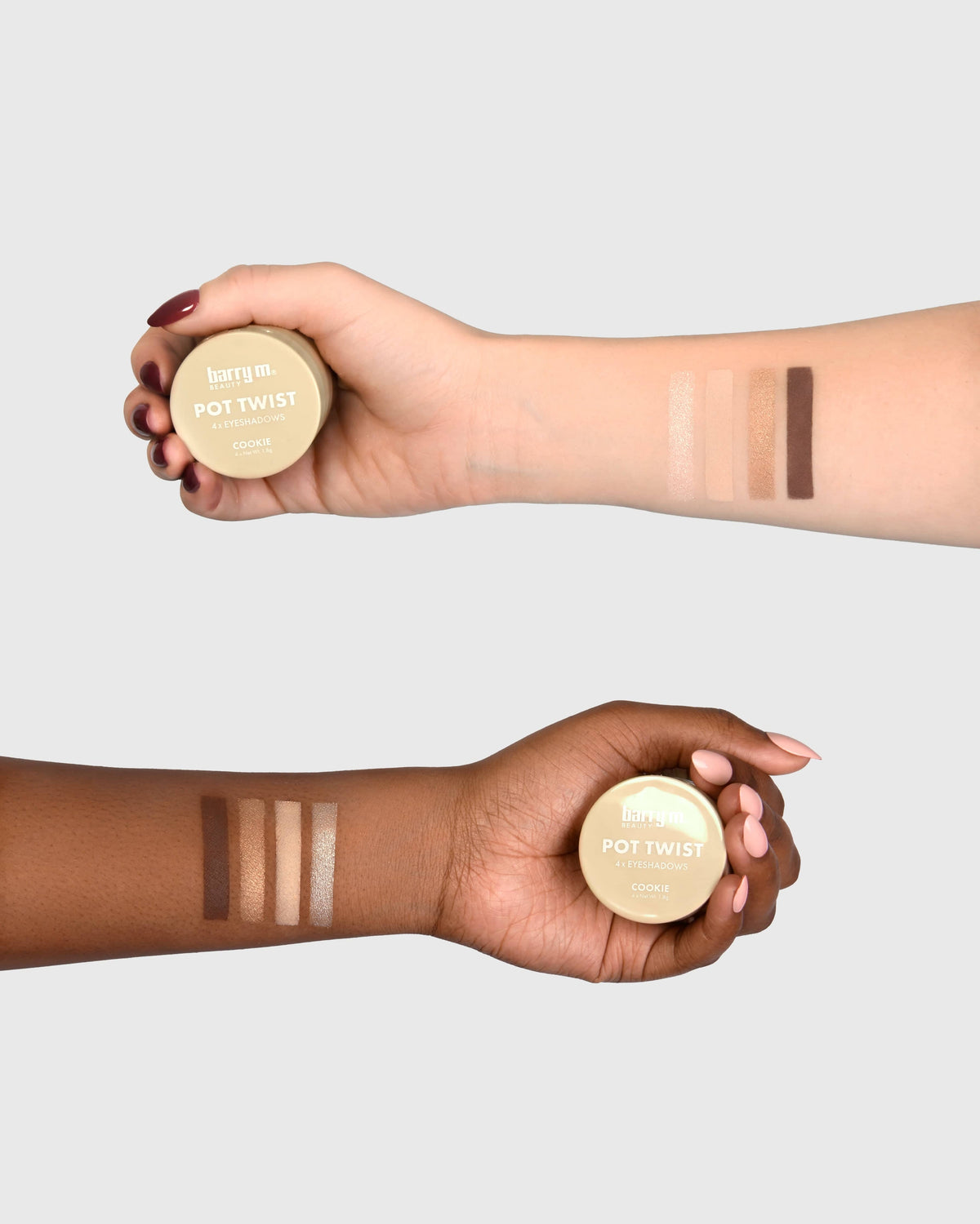 Pot Twist 4x Eyeshadows | Cookie F-PTE1