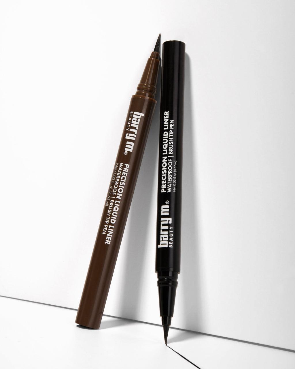 Precision Liquid Liner Waterproof Brush Tip Pen | Brown F-BRLE
